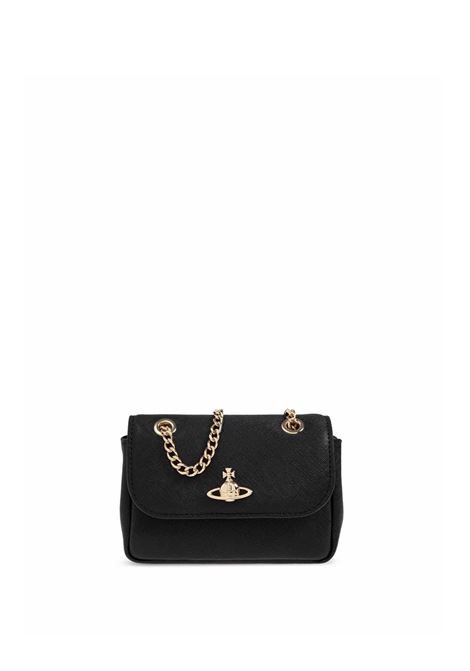 mini purse chain bag woman black  VIVIENNE WESTWOOD | 5C01000BW-L001N-N402